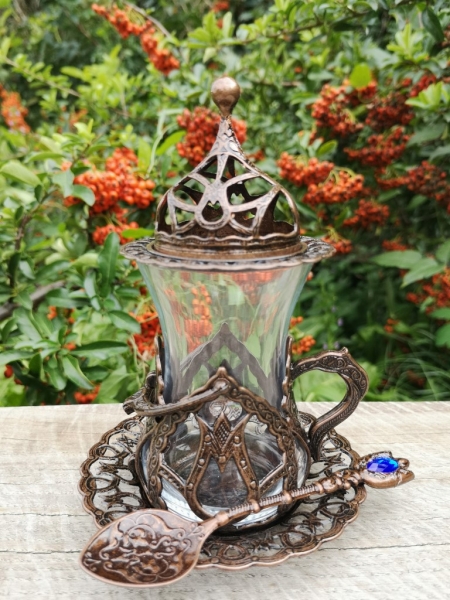 Tee-Einzelglas "Ida" (kupfer)